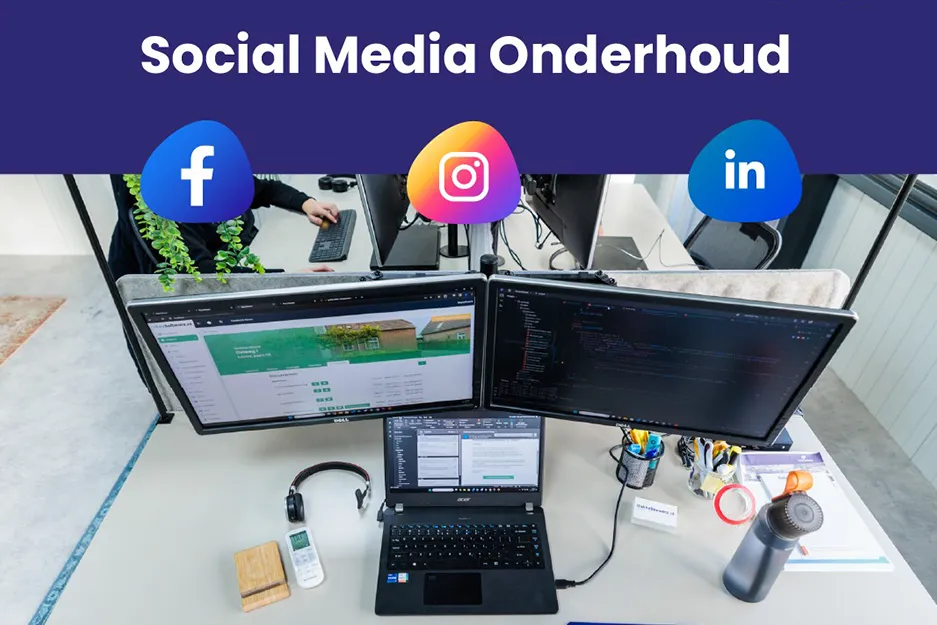 Social media beheer afbeelding